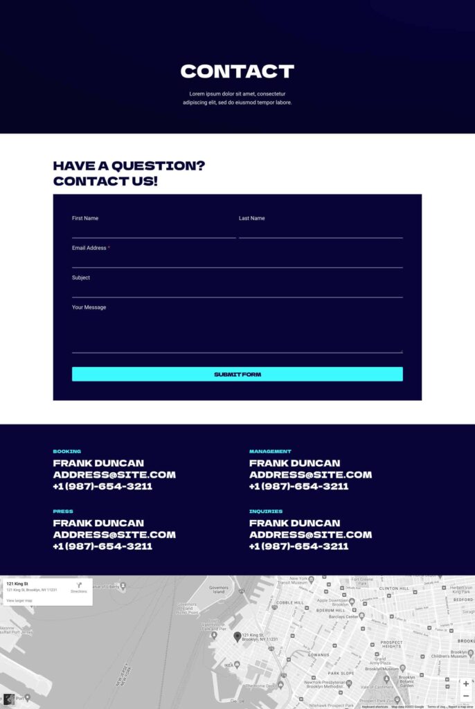 Gutenberg Blocks Contact 686x1024